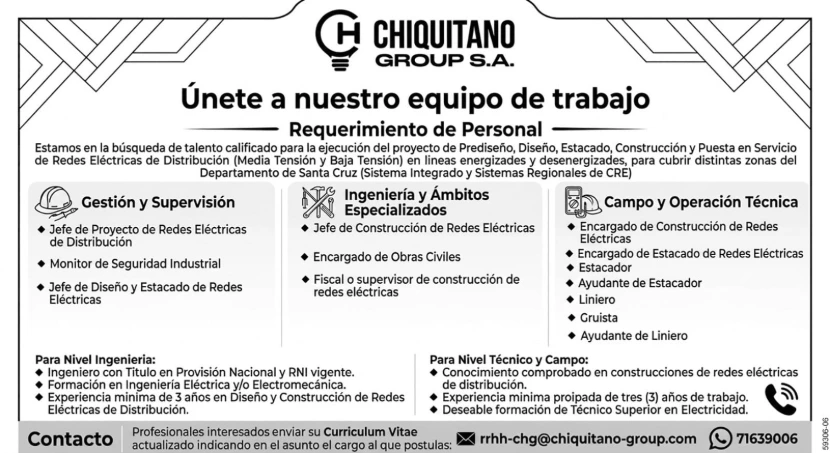 Chiquitano Group S.A.